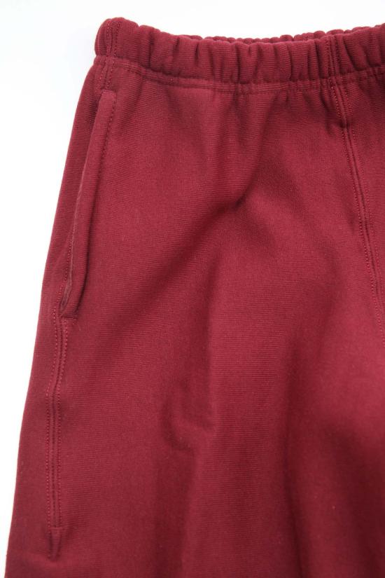  캠버 트레이닝/조거 팬츠 #233 크로스 니트 헤비웨이트 스웨트 팬츠 버건디 - CAMBER