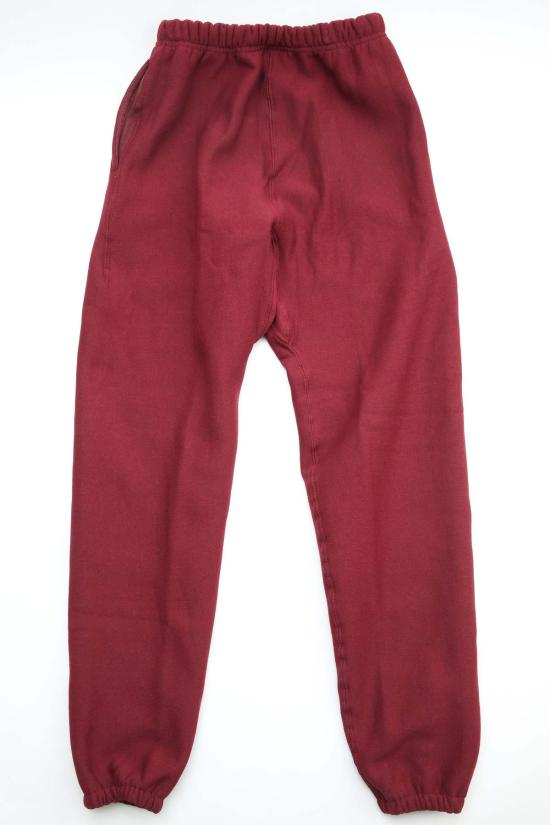  캠버 트레이닝/조거 팬츠 #233 크로스 니트 헤비웨이트 스웨트 팬츠 버건디 - CAMBER