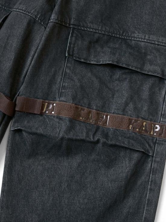  캐피탈 데님 팬츠 Kapital 14oz Bl Kx Blk 데님 누벨 셔틀 팬츠 브라운 - KAPITAL