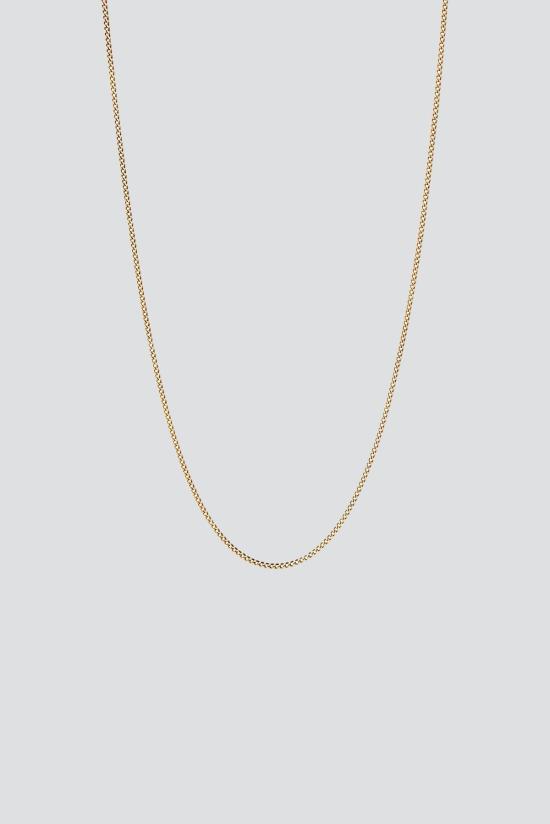  미안사이 목걸이/팬던트 1.3mm 쿠바 체인 네크리스 골드 베르메일 - MIANSAI