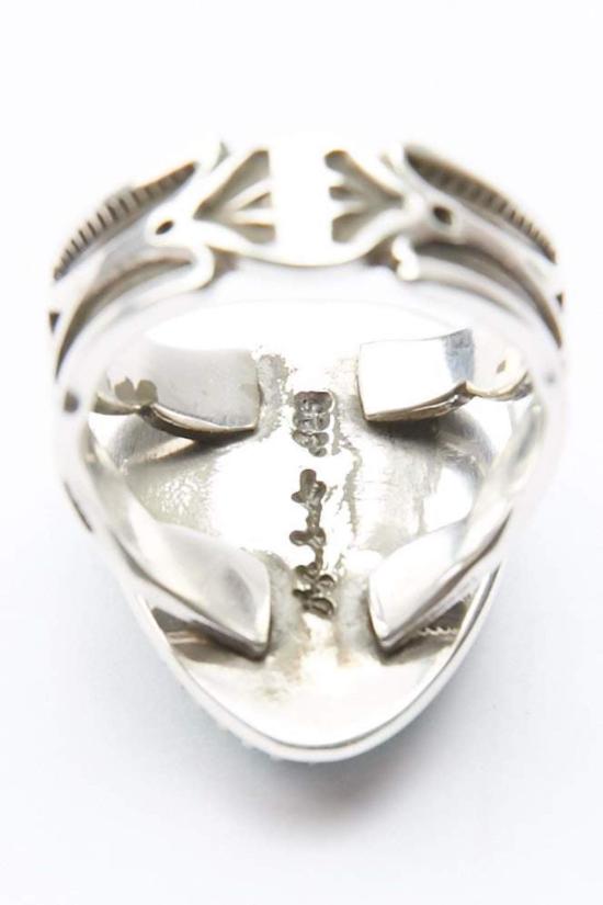  라일 세카테로 반지 Lyle Secatero 터키석 삼각형  실버 - LYLE SECATERO