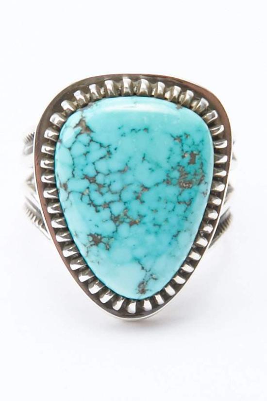  라일 세카테로 반지 Lyle Secatero 터키석 삼각형  실버