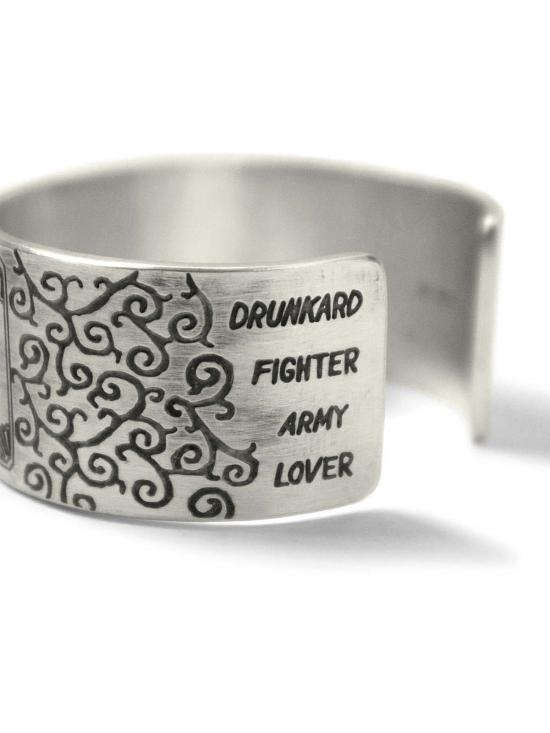  캐피탈 팔찌 실버 기념품 요바이/씬 뱅글 실버 - KAPITAL