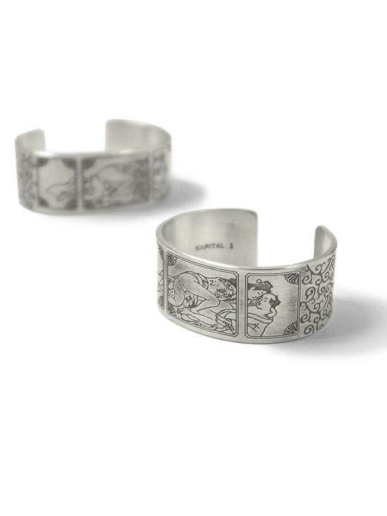  캐피탈 팔찌 실버 기념품 요바이/씬 뱅글 실버 - KAPITAL