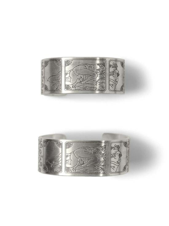  캐피탈 팔찌 실버 기념품 요바이/씬 뱅글 실버