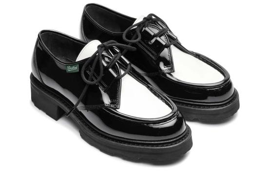  파라부트 로퍼 여성용 보부르그 피닉스 누아르 크림 슈즈 블랙 - PARABOOT