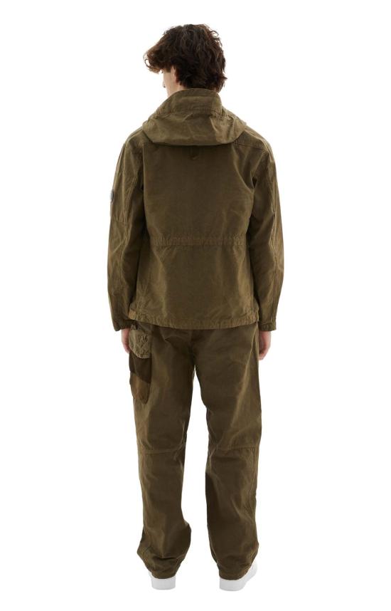  씨피 컴퍼니 자켓 C.P. Company 바틱 후드 재킷 버터넛 - C.P. COMPANY