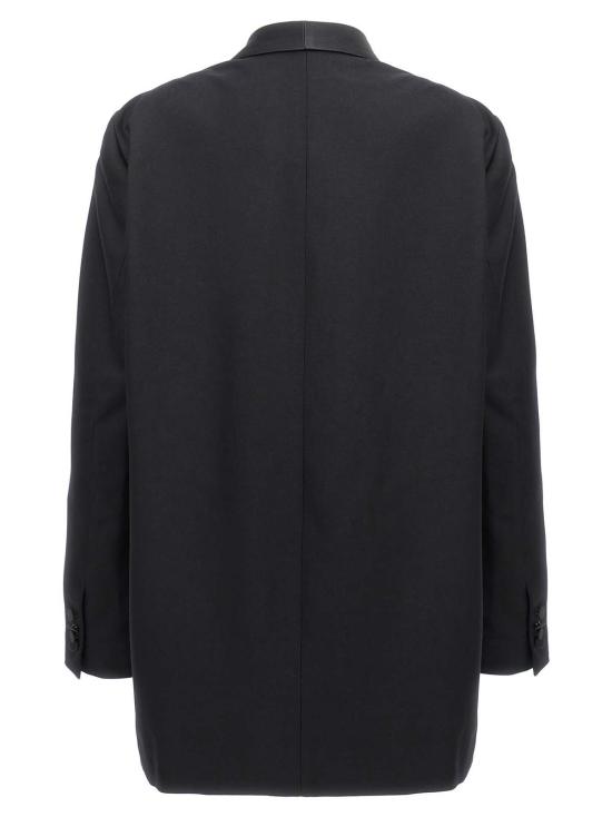  드리스 반 노튼 수트 자켓 Dries Van Noten 블링커 턱스 블레이저 블랙 - DRIES VAN NOTEN