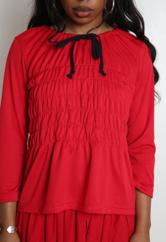  꼼데가르송 블라우스 Comme Des Garçons  레드 - COMME DES GARCONS