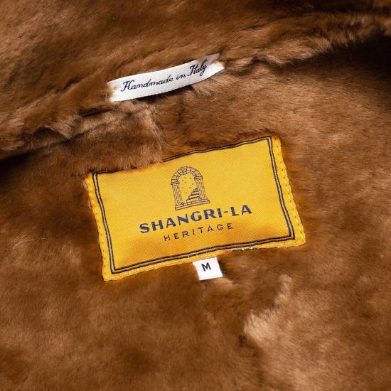  Shangri-la Heritage 가죽 자켓 샹그릴라 헤리티지 아비에이터 B 3 시어링 재킷 씰 브라운 - OTHER BRANDS