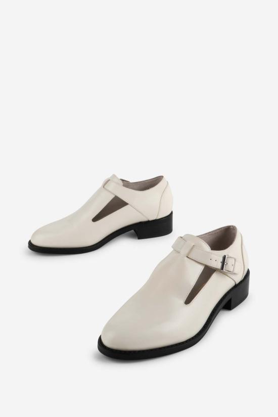  인텐셔널리 블랭크 힐/펌프스 "의도적으로." 프랭키 메리 제인 블랙/크림 - INTENTIONALLY BLANK