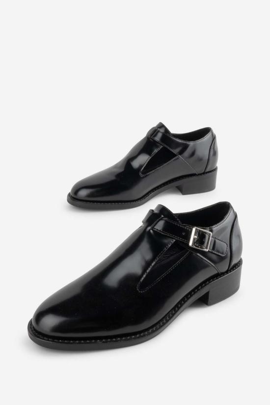  인텐셔널리 블랭크 힐/펌프스 "의도적으로." 프랭키 메리 제인 블랙/크림 - INTENTIONALLY BLANK