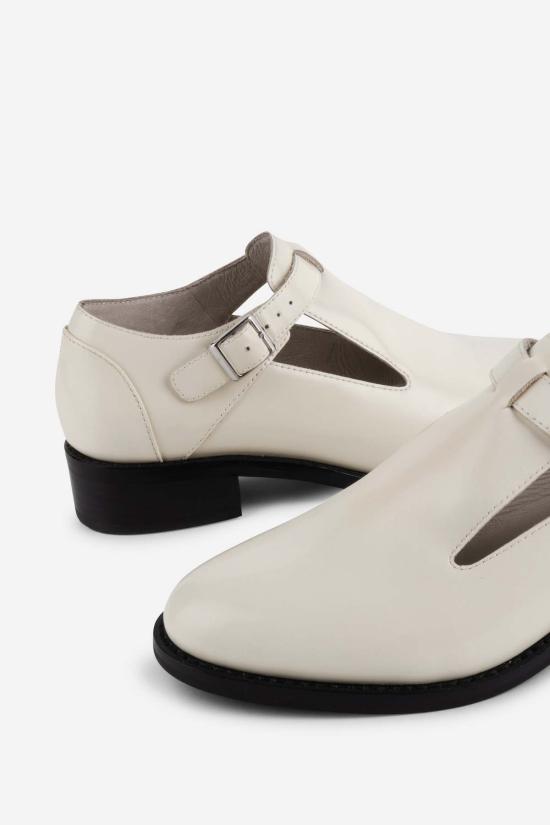  인텐셔널리 블랭크 힐/펌프스 "의도적으로." 프랭키 메리 제인 블랙/크림 - INTENTIONALLY BLANK