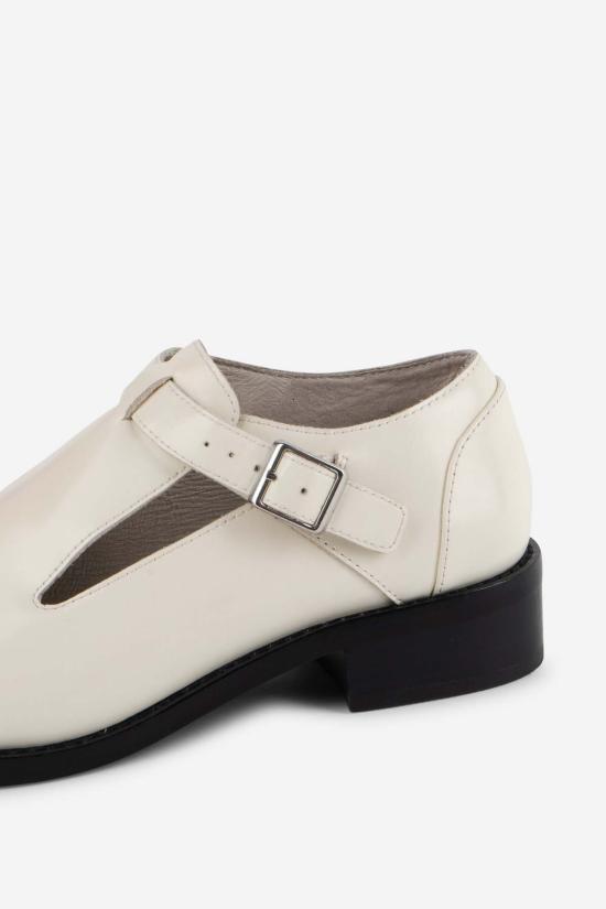  인텐셔널리 블랭크 힐/펌프스 "의도적으로." 프랭키 메리 제인 블랙/크림 - INTENTIONALLY BLANK