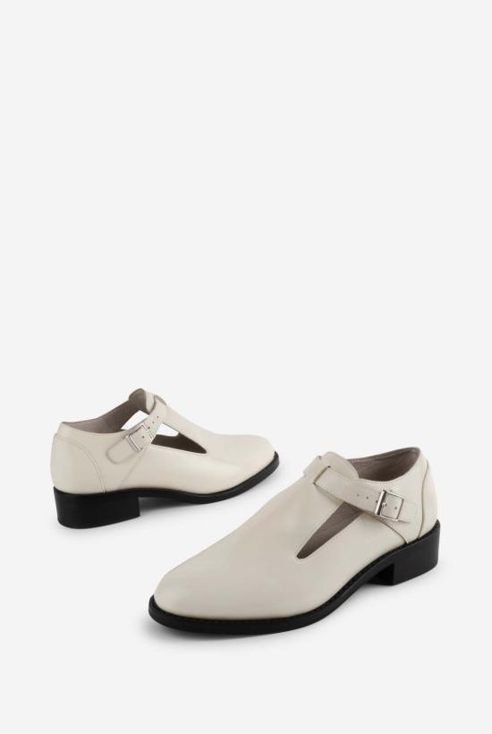  인텐셔널리 블랭크 힐/펌프스 "의도적으로." 프랭키 메리 제인 블랙/크림 - INTENTIONALLY BLANK