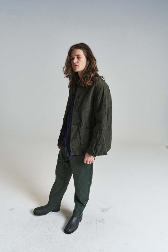  케이시 케이시 스트레이트 팬츠 더블 코튼 아 플러스 팬츠 카키 - CASEY CASEY