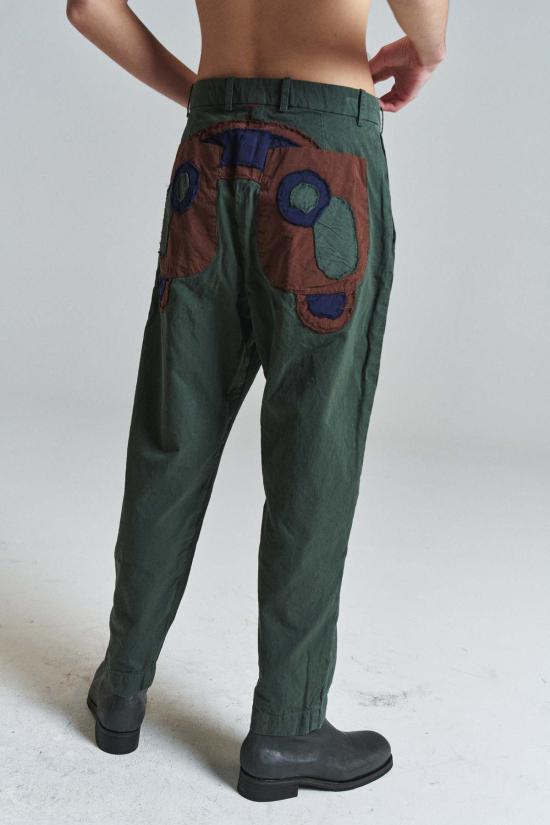  케이시 케이시 스트레이트 팬츠 더블 코튼 아 플러스 팬츠 카키 - CASEY CASEY