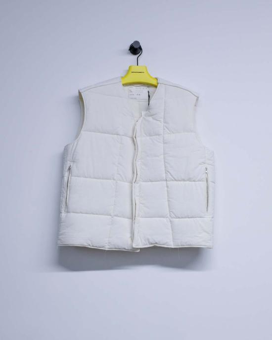  카미엘 포트젠스 베스트 Camiel Fortgens 나일론 이불 조끼 오프 화이트 - CAMIEL FORTGENS