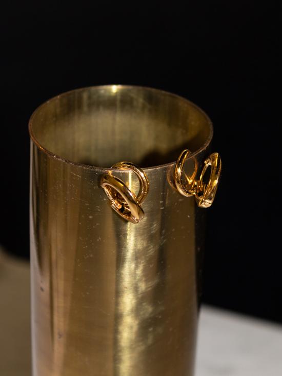  판코네시 이어링 스텔라 후프스 골드 - PANCONESI