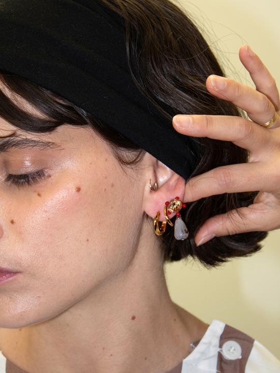  판코네시 이어링 스텔라 후프스 골드 - PANCONESI