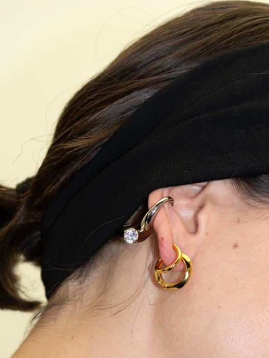  판코네시 이어링 스텔라 후프스 골드