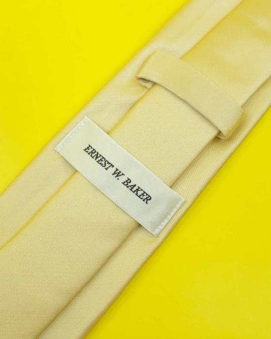  어니스트 더블유 베이커 넥타이 어니스트 W. 베이커 비스코스 클래식 타이 골드 - ERNEST W. BAKER