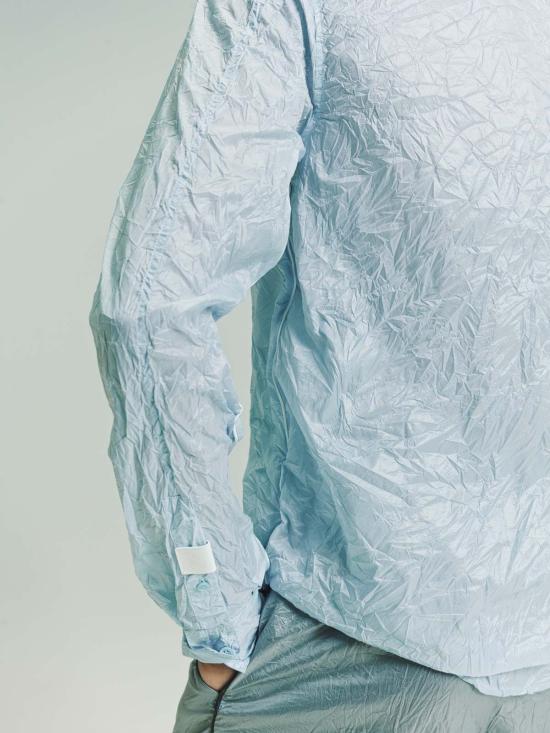  로에베 긴팔 셔츠 폴리 크링클  라이트 블루 - LOEWE