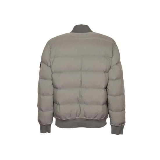  스톤 아일랜드 숏패딩 스톤아일랜드 리얼다운재킷 그레이/그린 - STONE ISLAND