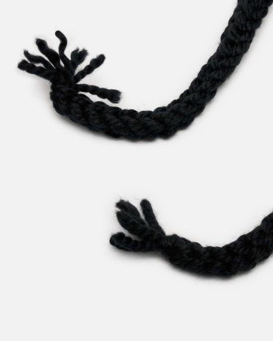  마르지엘라 모자 메종  차일디쉬 스티치 비니 블랙 - MAISON MARGIELA