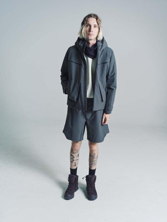  쥐알텐케이 숏팬츠 Gr10 K 아스팔트 유틸리티 컷 반바지 그레이 - GR10K