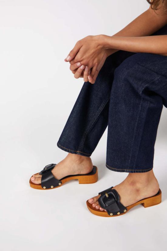  인텐셔널리 블랭크 뮬/슬리퍼 "의도적으로." Mar Clog - INTENTIONALLY BLANK