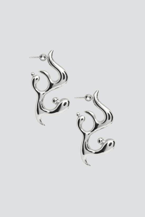  한나 주웻 이어링 Hannah Jewett Sterling Succulent Flame Earrings Sterling Silver - HANNAH JEWETT