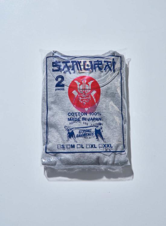  사무라이 진스 반팔 티셔츠 사무라이 진 크루넥 티셔츠 2팩 (무지색) - SAMURAI JEANS