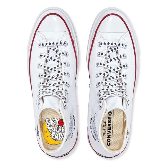  스카이하이팜 스니커즈 스카이 하이 팜 워크웨어 Shf X 컨버스 척 70 화이트 - SKY HIGH FARM