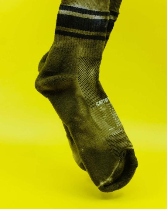  새티스파이 양말 Satisfy 런닝 메리노 튜브  시드 타이 다이 - SATISFY