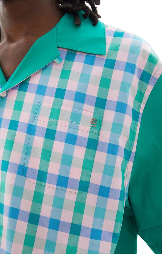  마르니 반팔 셔츠 볼링 S/S  핑크 젤리 - MARNI