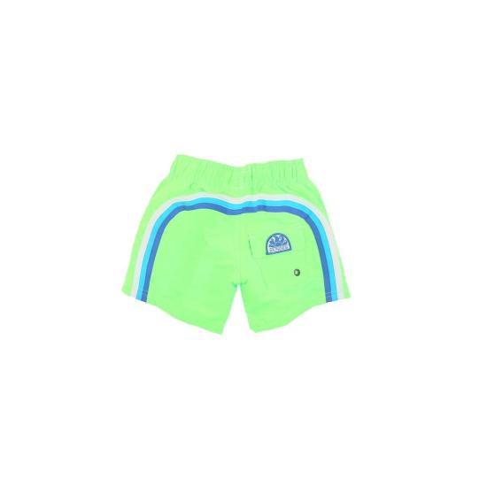  선덱 스윔팬츠 Sundek 14인치 탄성 허리띠 수영복 형광 그린