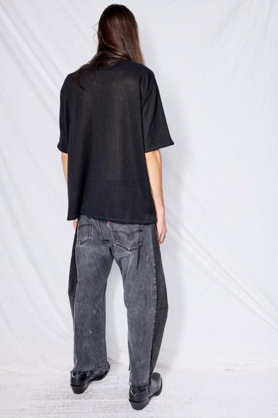  아워레가시 반팔 셔츠 Our Legacy 블랙 부클 박스  반팔 블랙 - OUR LEGACY