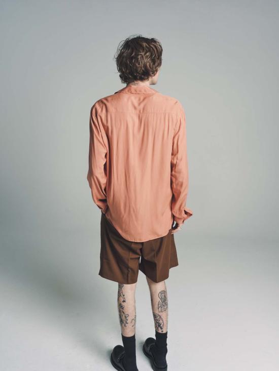  커먼스웨덴 긴팔 셔츠 Cmmn Swdn 비스코스 워븐 라니  더스티 핑크 - CMMN SWDN