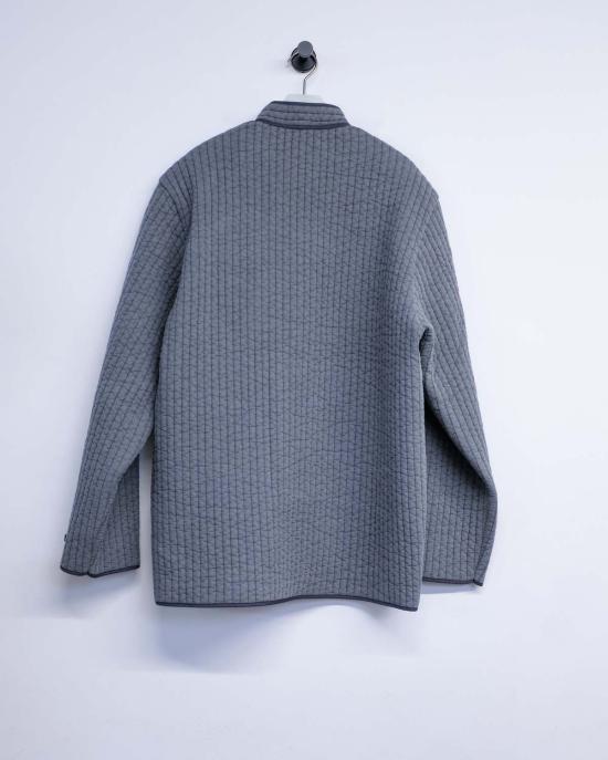  맨틀 자켓 누비 셔츠재킷 차콜 - MAN-TLE