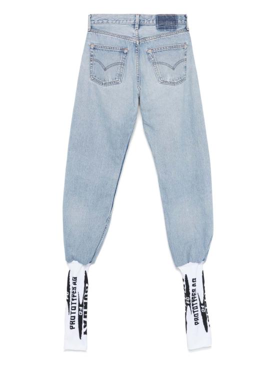  프로토타입 데님 팬츠 양말 스터럽 데님 블루/화이트 - PROTOTYPES