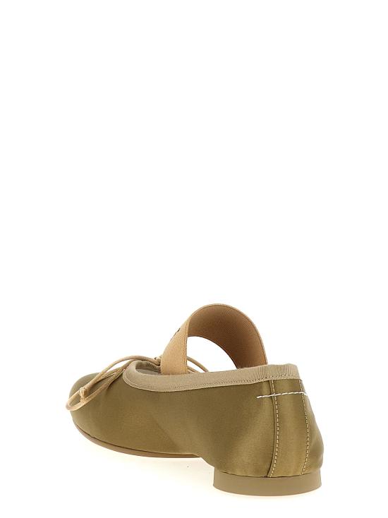 25SS MM6 메종마르지엘라 플랫 슈즈 S59WZ0093P5560T2368 Green - MM6 MAISON MARGIELA