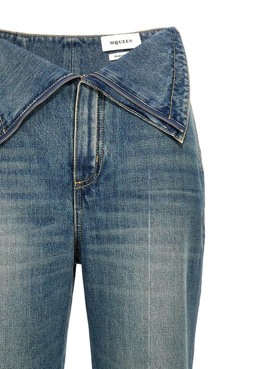 25SS 알렉산더 맥퀸 데님 팬츠 813252QMACV4315 Blue - ALEXANDER MCQUEEN