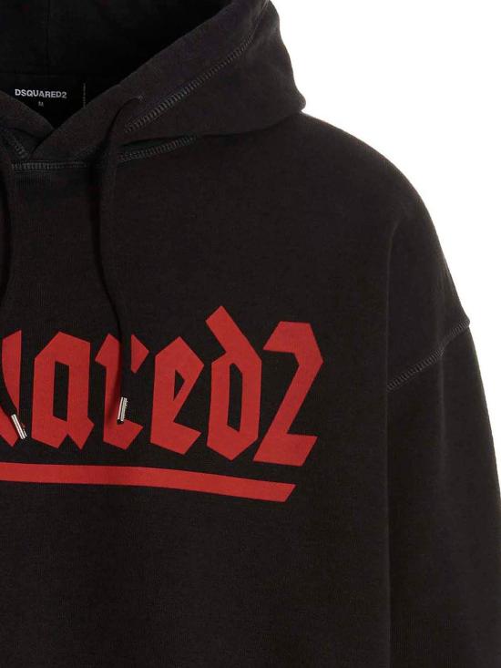  디스퀘어드2 후드 티셔츠 S74GU0703S25463814 Black - DSQUARED2