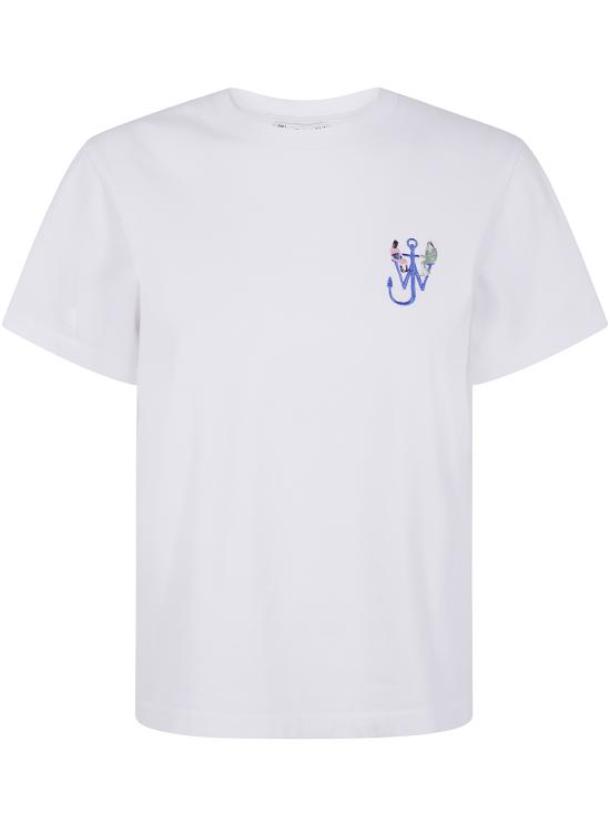 25SS JW앤더슨 탑 JT0269 PG1510 001 WHITE - JW ANDERSON