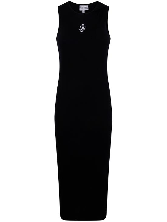 25SS JW앤더슨 롱 원피스 JD0043 PG1717 999 BLACK - JW ANDERSON