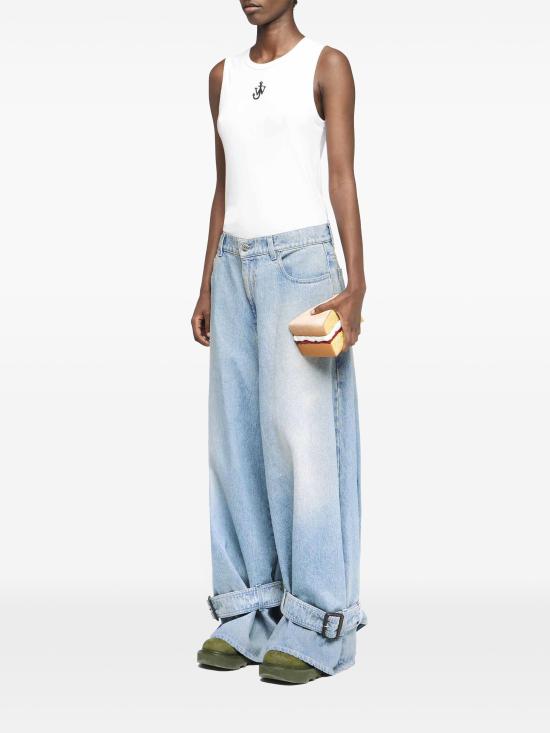 25SS JW앤더슨 민소매 티셔츠 JO0248 PG1717 001 WHITE - JW ANDERSON