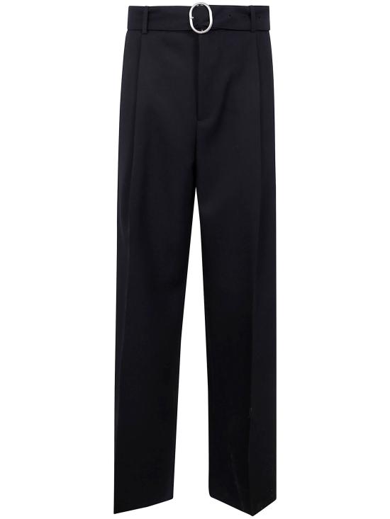 25SS 질샌더 스트레이트 팬츠 J22KA0272 J40002 001 BLACK - JIL SANDER