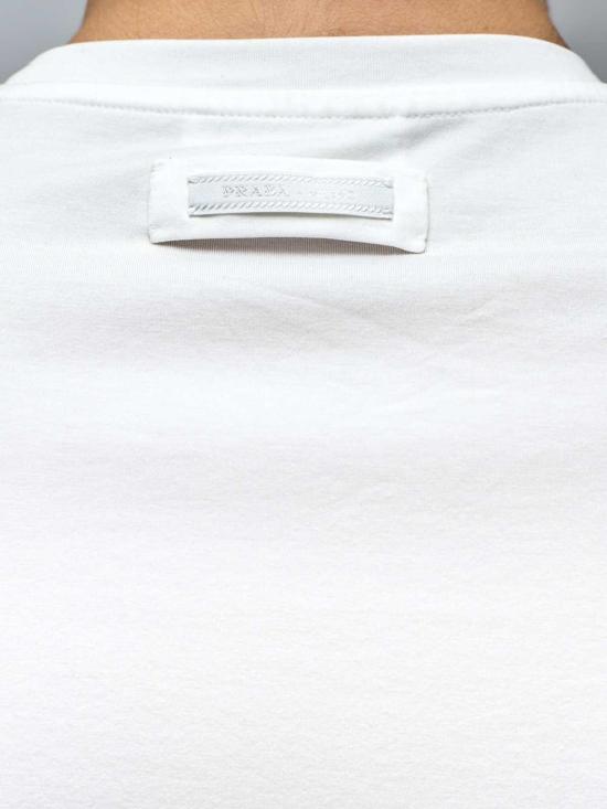  프라다 반팔 티셔츠 UJM564710F0009 White - PRADA