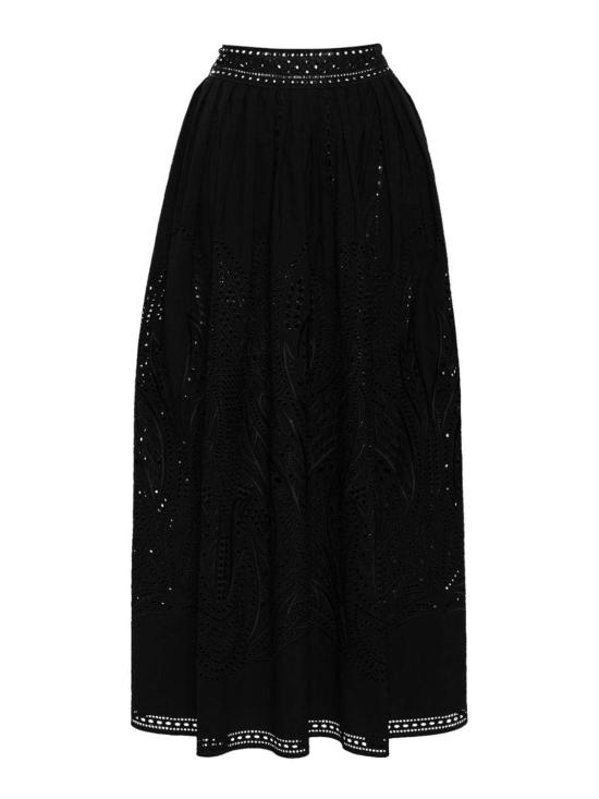  알베르타 페레티 롱 스커트 011801390555 Black